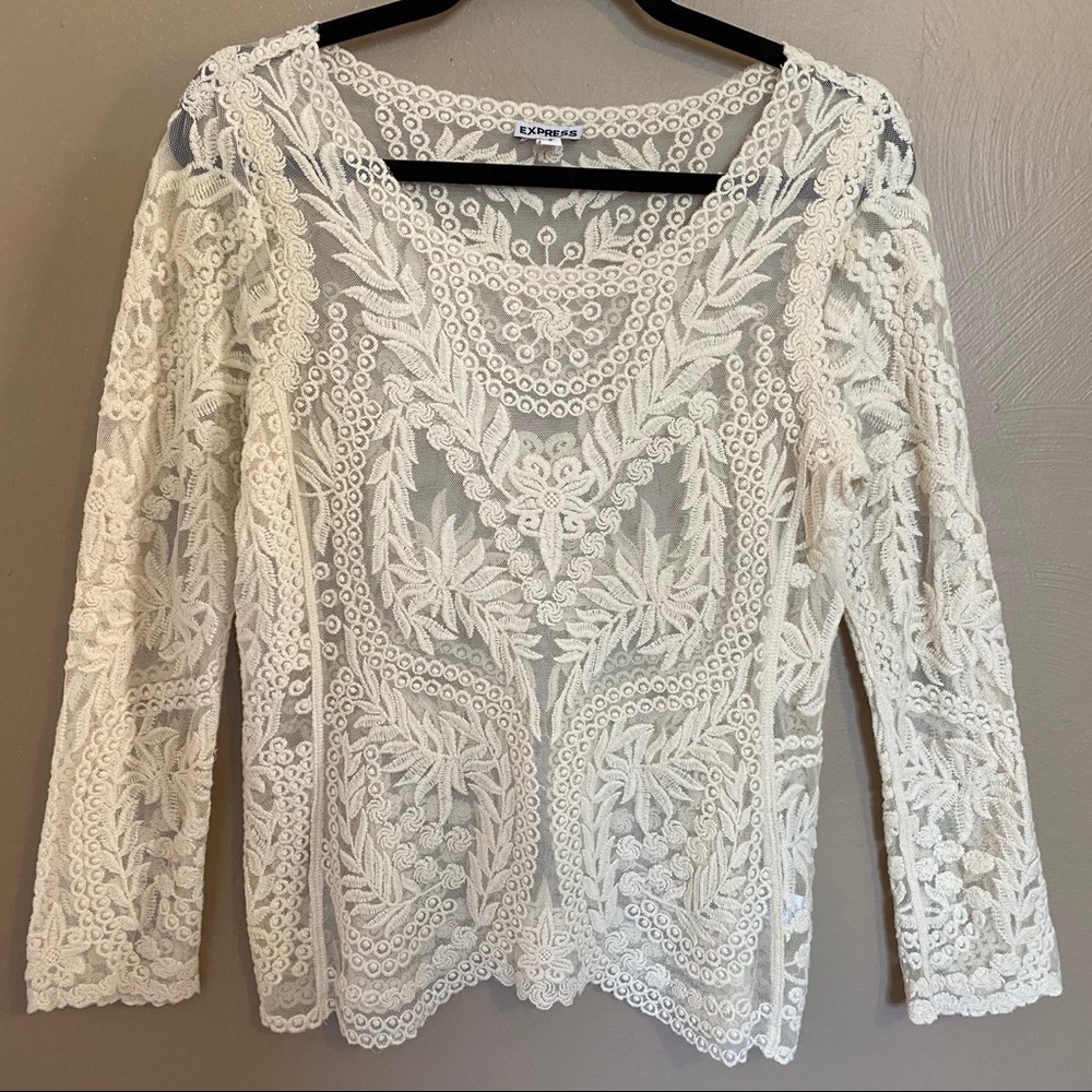 Express lace top